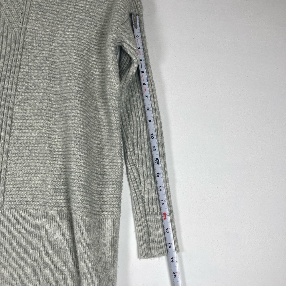 Lou & Grey Women’s Sweater Pullover Mock Neck Oversize Tunic Size SX Gray - Picture 10 of 13